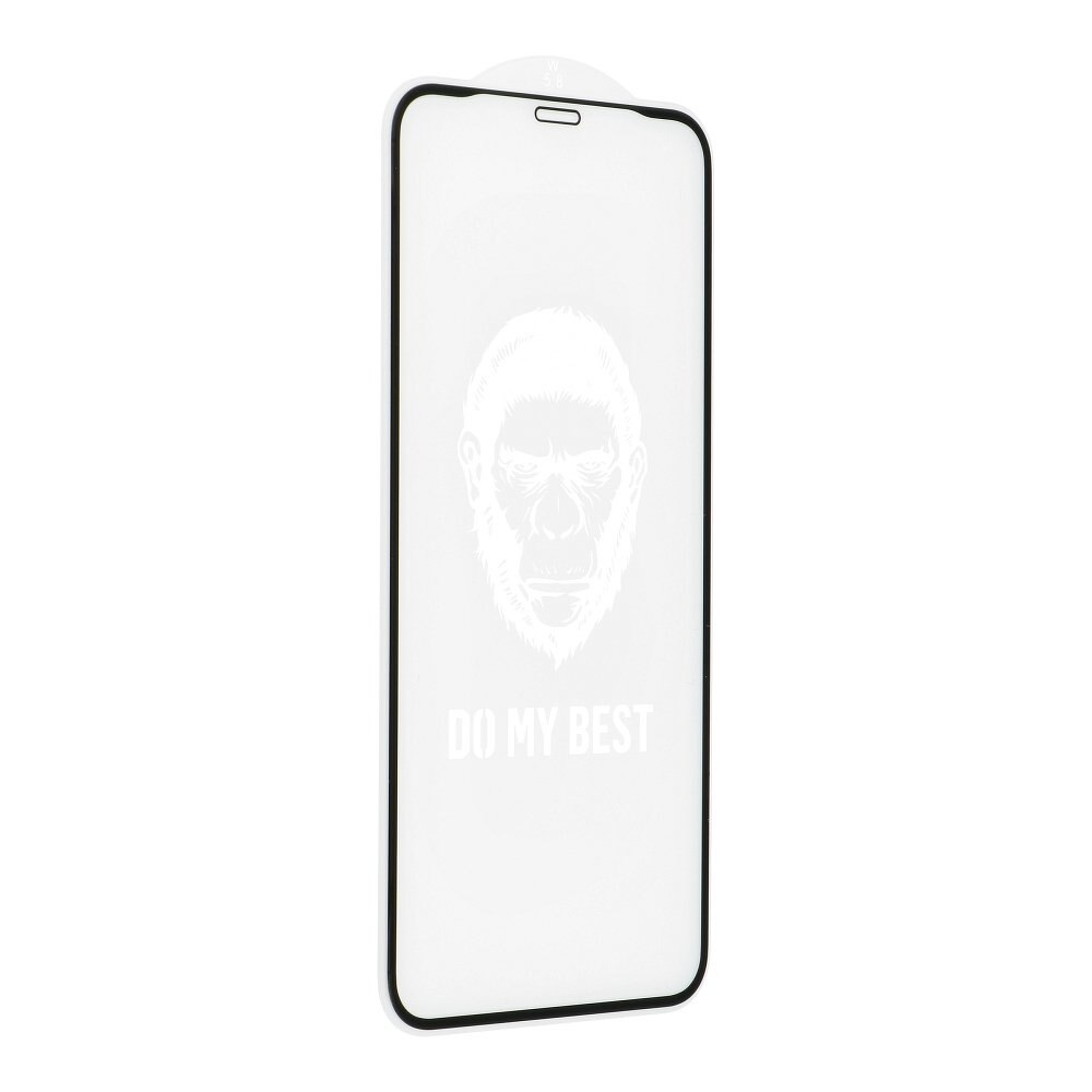 Folie Sticla Securizata Premium 5d Mr. Monkey Strong Hd Compatibila Cu iPhone 12 Pro Max, Full Cover Negru