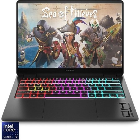 Laptop Gaming HP Omen Transcend 14-fb1003nn cu procesor Intel® Core™ Ultra 9-285H pana la 5.4GHz, 14.0", 3K, 32GB DDR5 RAM, 1TB SSD, NVIDIA® GeForce RTX™ 5070 8GB GDDR7, Free DOS, Shadow Black