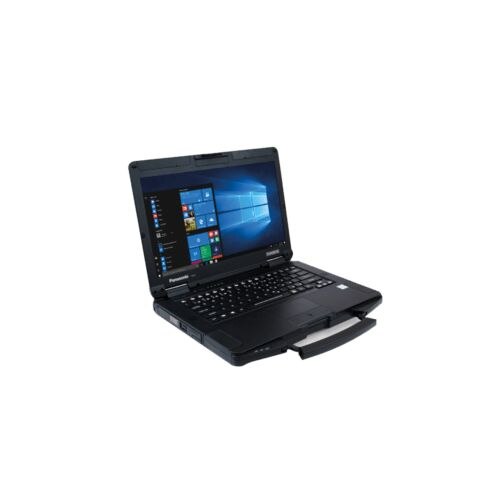 Laptop Panasonic ToughBook 55 Mk3, 14 inch 1920 x 1080 Touchscreen, Intel Core i5-1345U 10 C / 12 T, 4.7 GHz, 12 MB cache, 55 W, 16 GB DDR4, 512 GB SSD, Intel Iris Xe Graphics, Windows 11 Pro, Tastatura Germana, Negru