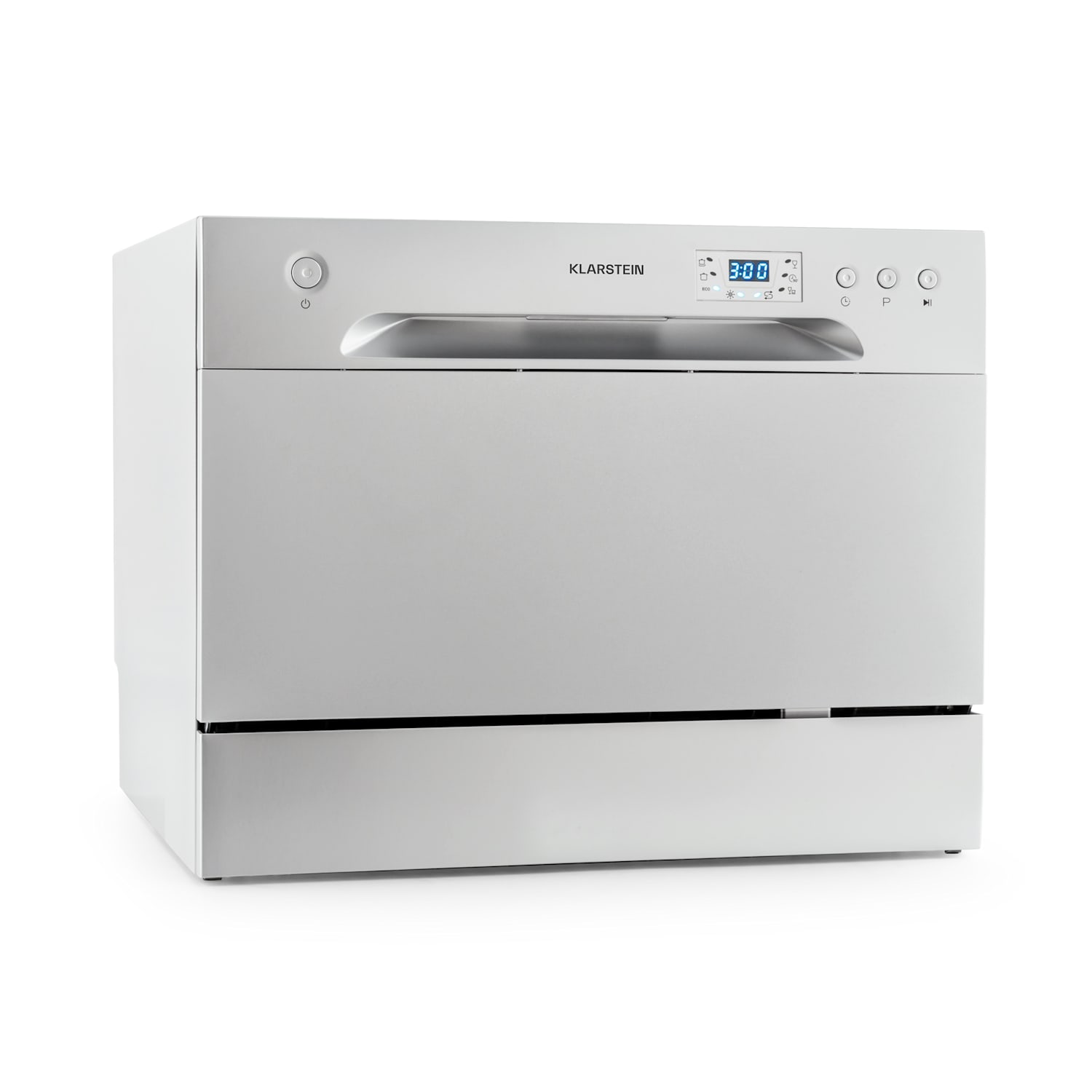 Masina de spalat vase Klarstein Amazonia 6, 1380W, argintie, 6 seturi, 49dB, design compact