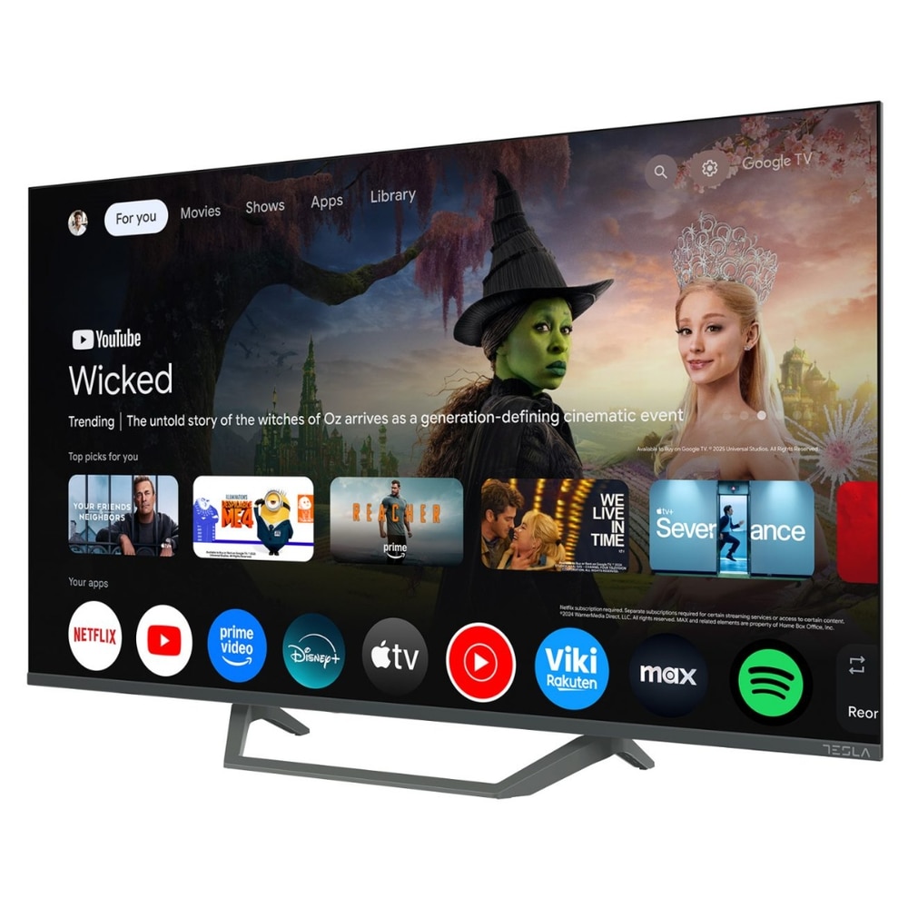 Televizor QLED Tesla 101 cm 40" Q40E665GFS, Full HD 1920 x 1080, Smart TV, WiFi, CI+