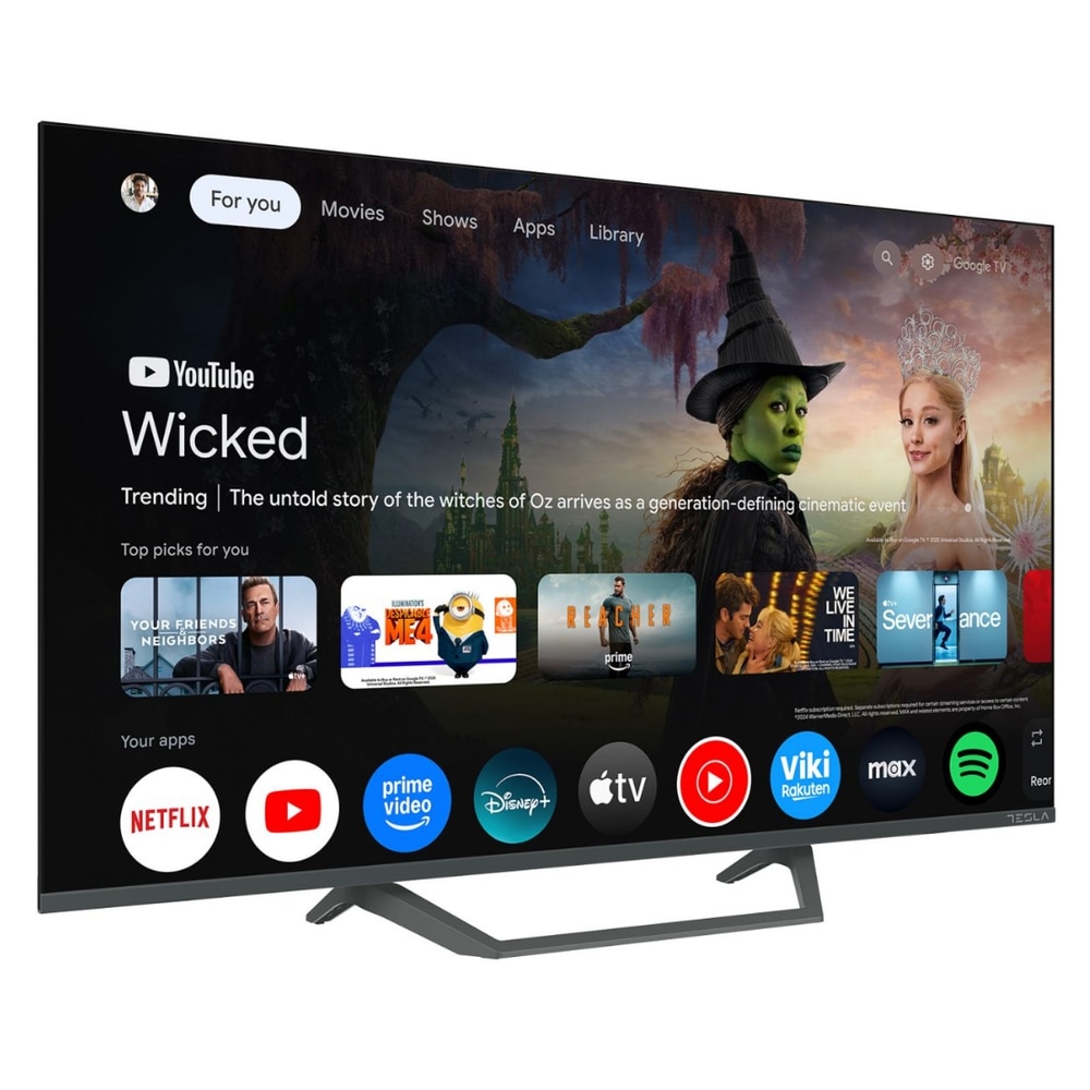Televizor QLED Tesla 101 cm 40" Q40E665GFS, Full HD 1920 x 1080, Smart TV, WiFi, CI+