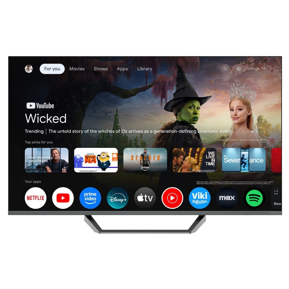 Televizor QLED Tesla 109 cm 43" Q43E665GFS, Full HD 1920 x 1080, Smart TV, WiFi, CI+