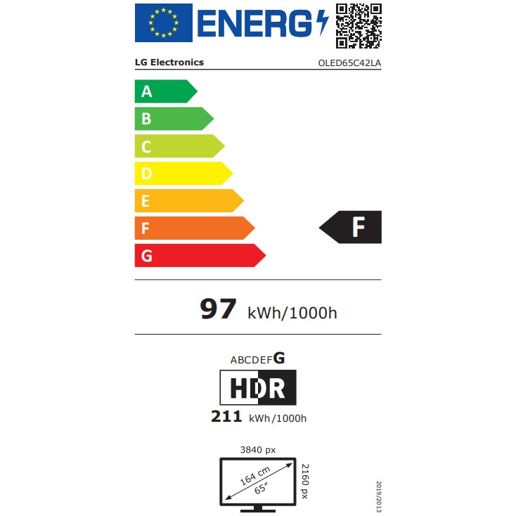 RESIGILAT: Televizor LG OLED evo 65C42LA, 164 cm, Smart, 4K Ultra HD, 100Hz, Clasa F