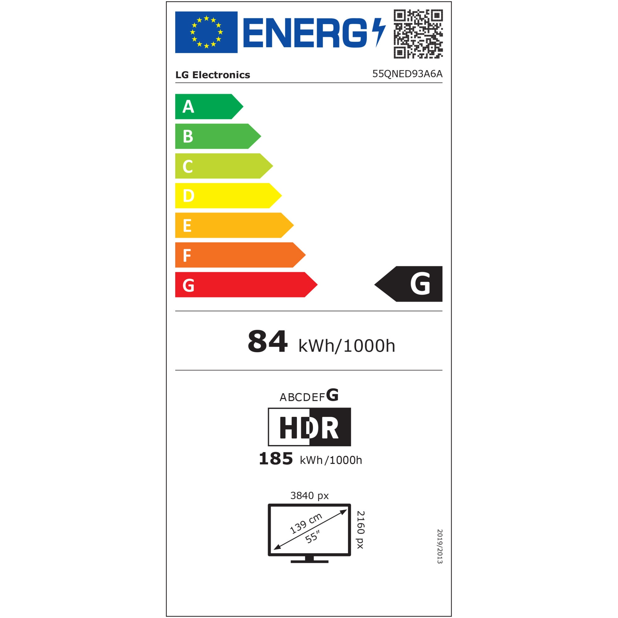 RESIGILAT: Televizor LG QNED evo MiniLED 55QNED93A6A, 139 cm, Smart, 4K Ultra HD, 100 Hz, Clasa G (Model 2025)