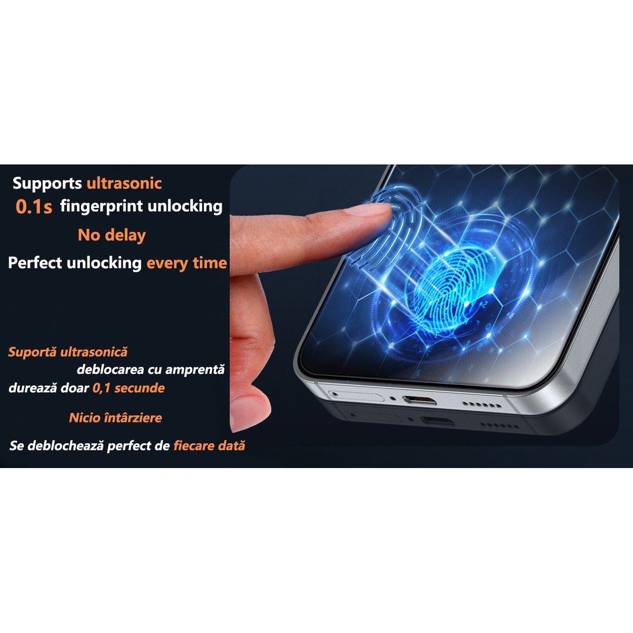 Folii de protectie telefoane, HD, Full Cover, Anti Zgarieturi, Anti Socuri, Anti-amprenta, Pentru Samsung Galaxy S25 Ultra, Privacy, Anti-peeping, Vine cu un dispozitiv simplu de instalare pentru o pozitionare precisa