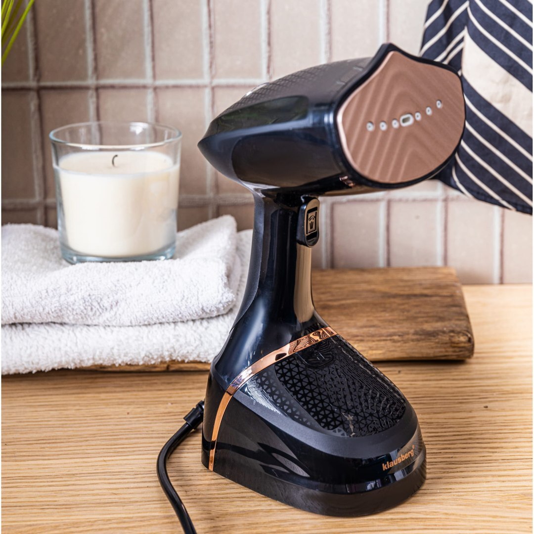 Aparat de calcat vertical Klausberg 1500W, 400ml, ceramica, compacta