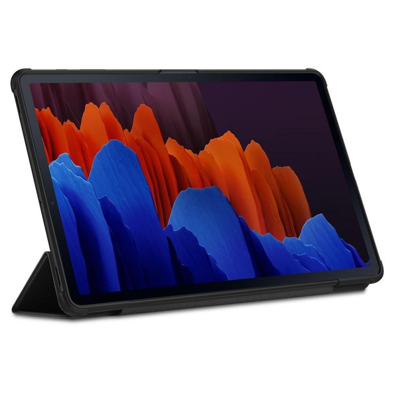 Husa Spigen Rugged Armor Pro compatibila cu Samsung Galaxy Tab S7 Plus / Tab S8 Plus 12.4 inch Black
