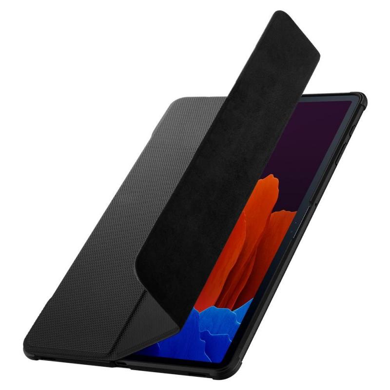 Husa Spigen Rugged Armor Pro compatibila cu Samsung Galaxy Tab S7 Plus / Tab S8 Plus 12.4 inch Black