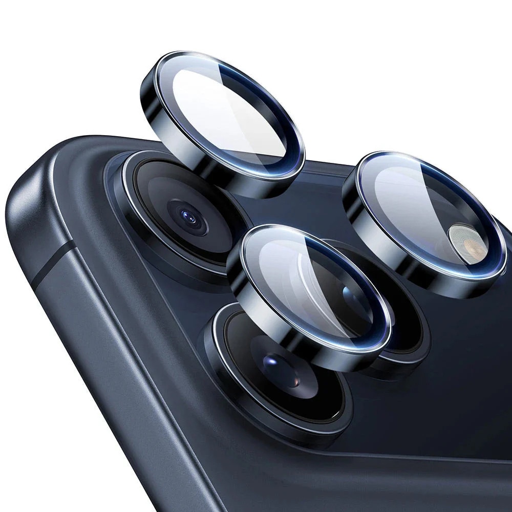 Folie Camera pentru iPhone 17 Pro / 17 Pro Max - ESR Armorite Camera Lens Protectors - Blue
