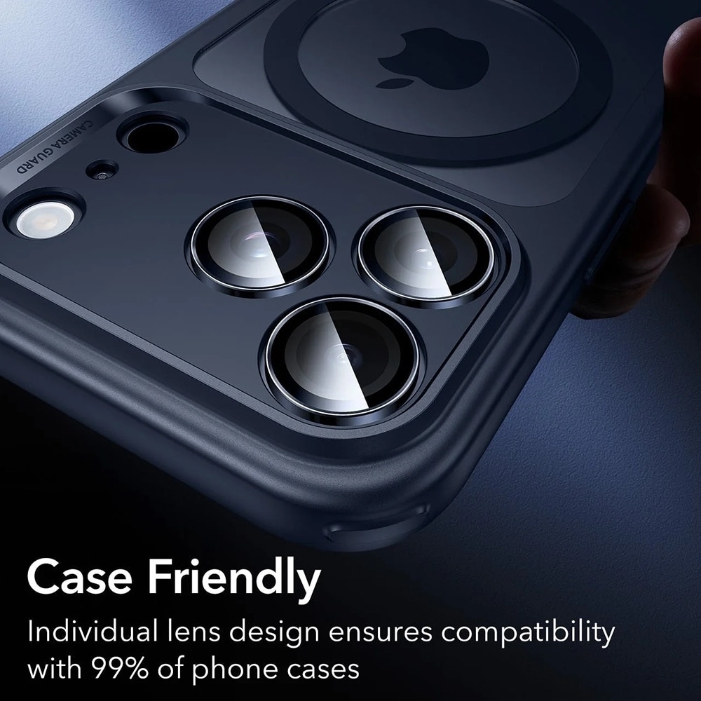 Folie Camera pentru iPhone 17 Pro / 17 Pro Max - ESR Armorite Camera Lens Protectors - Blue