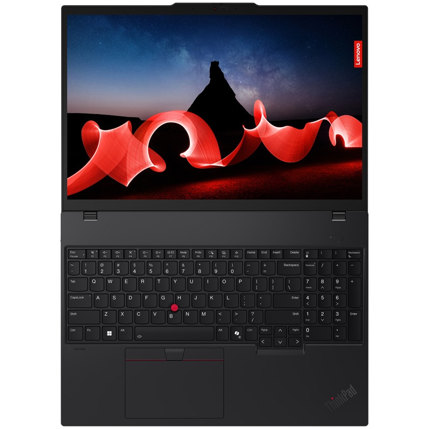 Laptop Lenovo ThinkPad T16 Gen 3 cu procesor Intel® Core™ Ultra 7 155U pana la 4.8 GHz, 16", WUXGA, IPS, 32GB DDR5, 1TB SSD, Intel® Graphics, Windows 11 Pro, Black, 3Y Premier Support