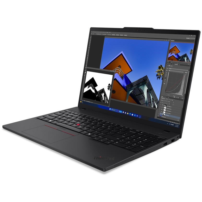 Laptop Lenovo ThinkPad T16 Gen 3 cu procesor Intel® Core™ Ultra 7 155U pana la 4.8 GHz, 16", WUXGA, IPS, 32GB DDR5, 1TB SSD, Intel® Graphics, Windows 11 Pro, Black, 3Y Premier Support