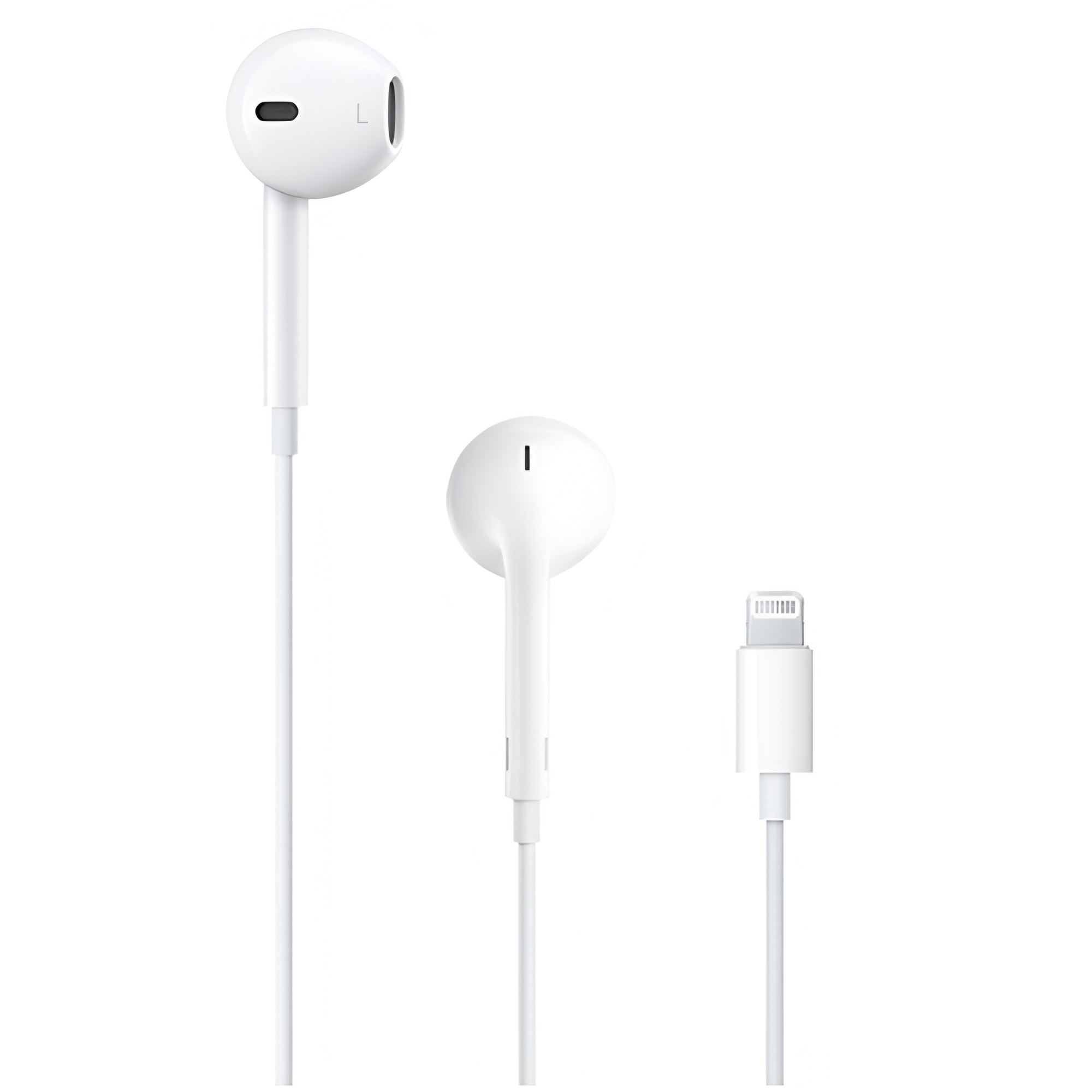 Casti Apple EarPods Conector Lightning, Microfon HD, Control Volum, Sunet Clar, Anulare Zgomot, Compatibil iPhone, iPad, Confort Sporit, Cablu Durabil, Experienta Audio Premium, by ONSG, Alb
