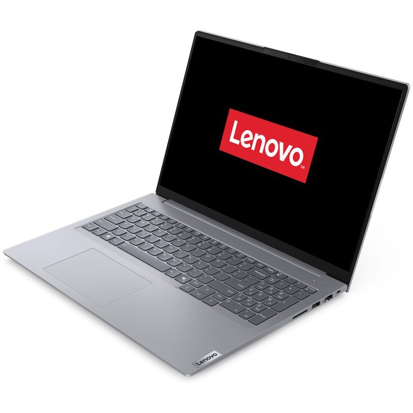 Laptop Lenovo ThinkBook 16 G7 IML cu procesor Intel® Core™ Ultra 5 125U pana la 4.3GHz, 16" WUXGA, IPS, 32GB DDR5, 1TB SSD, Intel® Graphics, No OS, Arctic Grey, 3Y Courier/Carry-in upgrade