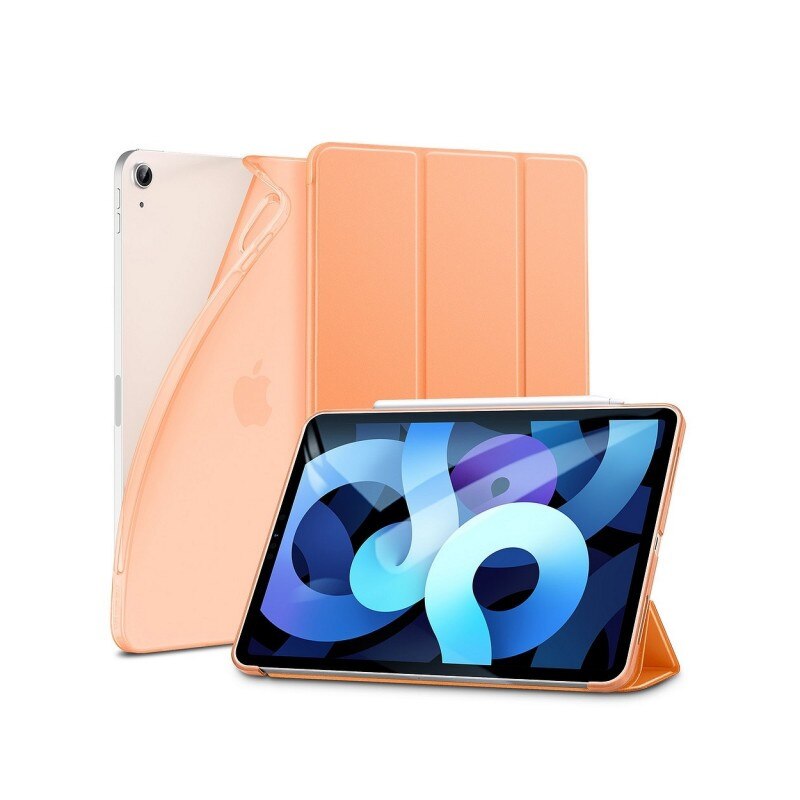 Husa Premium Esr Rebound Slim Jelly Compatibila Cu Apple Ipad Air 4 ( 2020 ), Orange