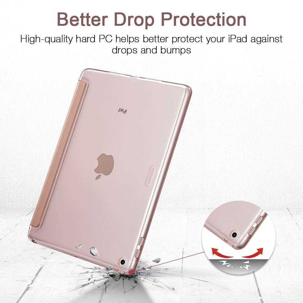 Husa de Protectie ESR Yippee pentru Apple iPad Air 3 10.5" 2019 , Functii Stand & Smart Sleep, Rose Gold