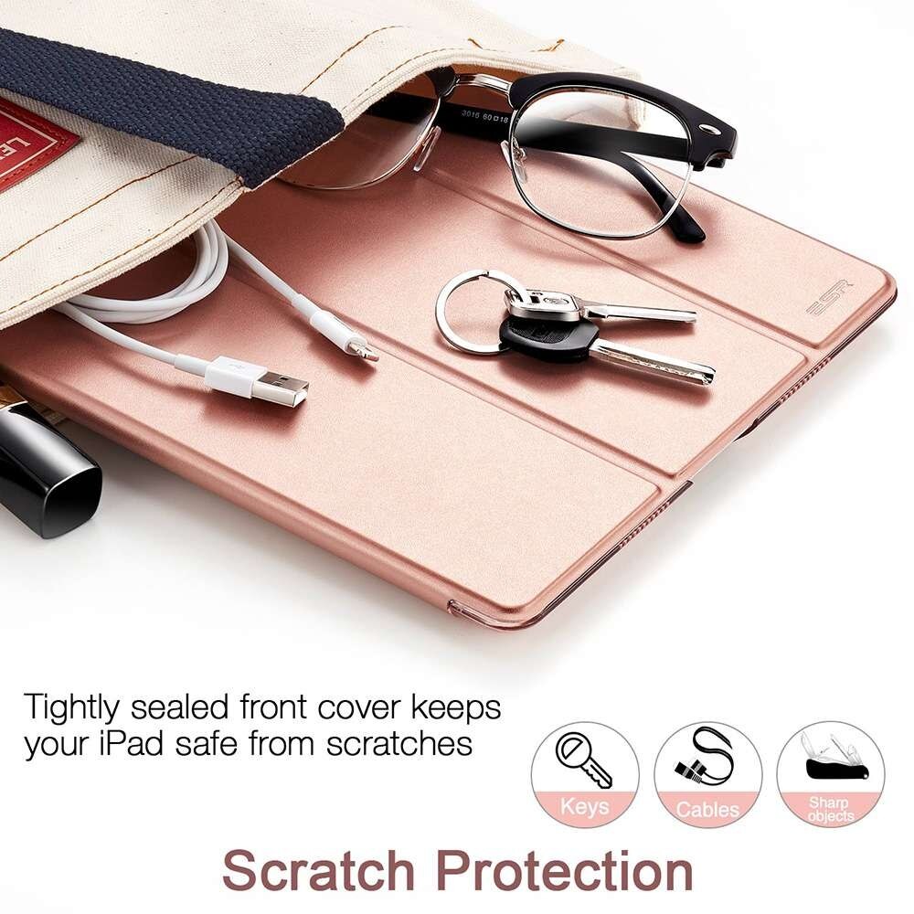 Husa de Protectie ESR Yippee pentru Apple iPad Air 3 10.5" 2019 , Functii Stand & Smart Sleep, Rose Gold