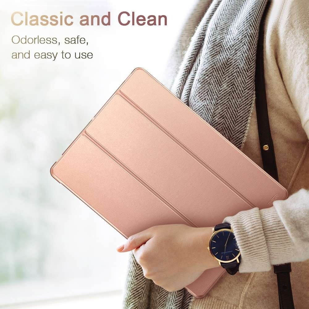 Husa de Protectie ESR Yippee pentru Apple iPad Air 3 10.5" 2019 , Functii Stand & Smart Sleep, Rose Gold