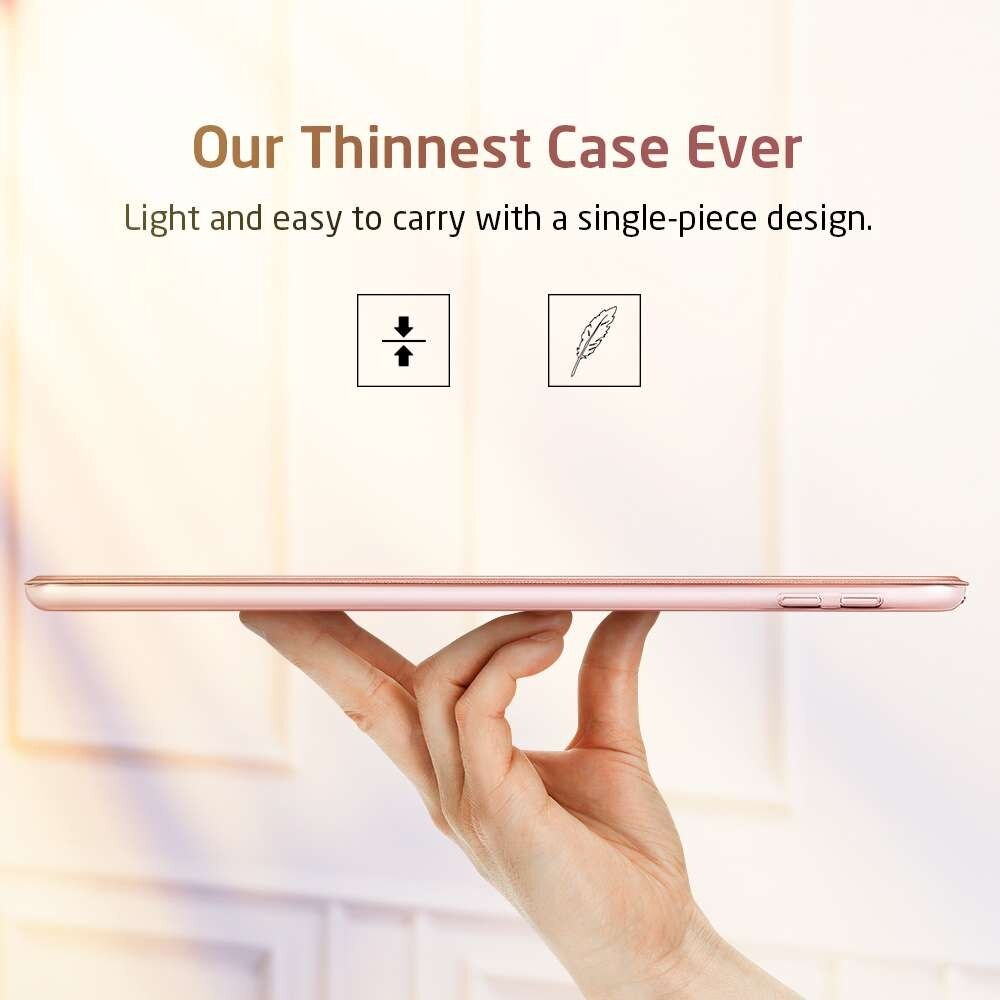 Husa de Protectie ESR Yippee pentru Apple iPad Air 3 10.5" 2019 , Functii Stand & Smart Sleep, Rose Gold