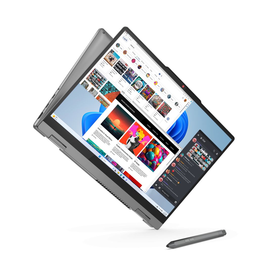 Laptop Lenovo IdeaPad 5 2-in-1, 14", Intel Core Ultra 5, 16GB, SSD 512GB, Grey