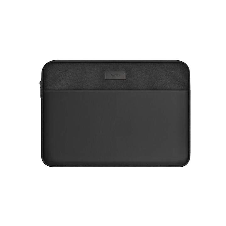 Husa laptop WiWU Skin Zero 14", ultra subtire, protectie anti-zgarieturi, impermeabila, neagra