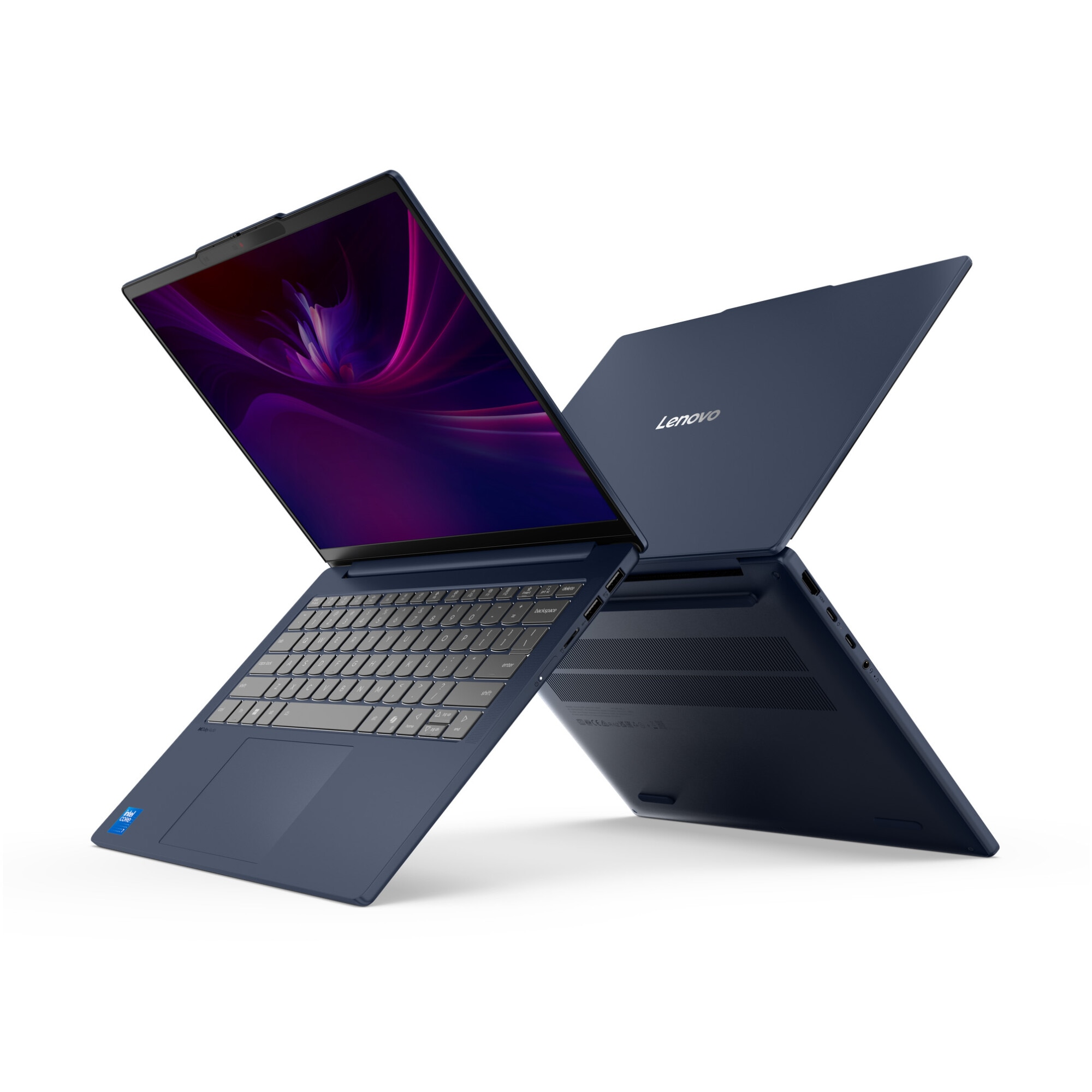 Laptop Lenovo IdeaPad Slim 5 14IRH10R cu procesor Intel® Core™ 7 240H pana la 5.2GHz, 14" WUXGA, IPS, 32GB DDR5 RAM, 1TB SSD, Intel® Graphics, No OS, Cosmic Blue