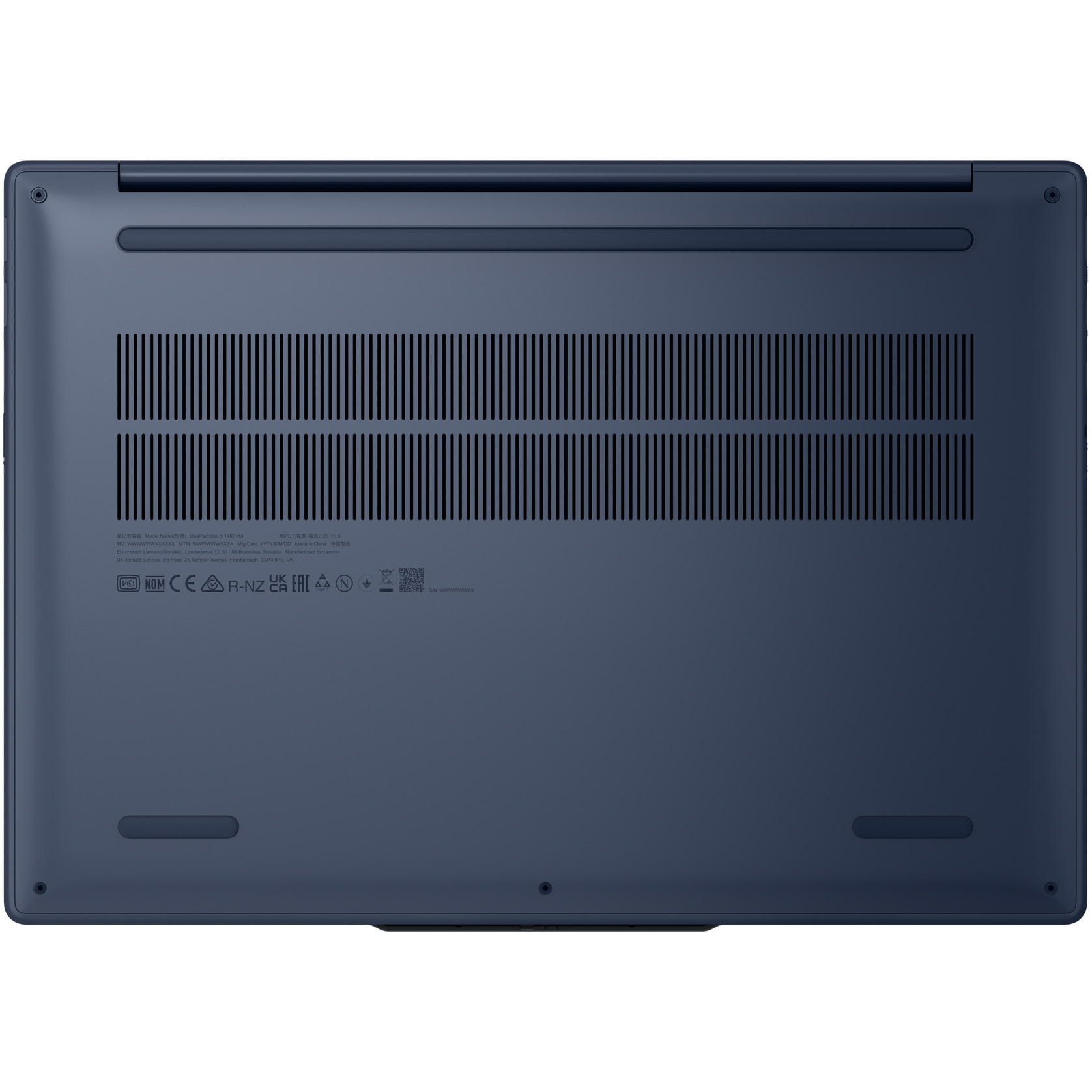 Laptop Lenovo IdeaPad Slim 5 14IRH10R cu procesor Intel® Core™ 7 240H pana la 5.2GHz, 14" WUXGA, IPS, 32GB DDR5 RAM, 1TB SSD, Intel® Graphics, No OS, Cosmic Blue