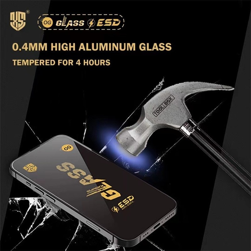 Folie Sticla Securizata pentru iPhone 16 Pro, Flippy, Folie compatibila cu Apple iPhone 16 Pro, Sticla ESD, Super HD Glass, Anti-static, Margini Negre, Transparent