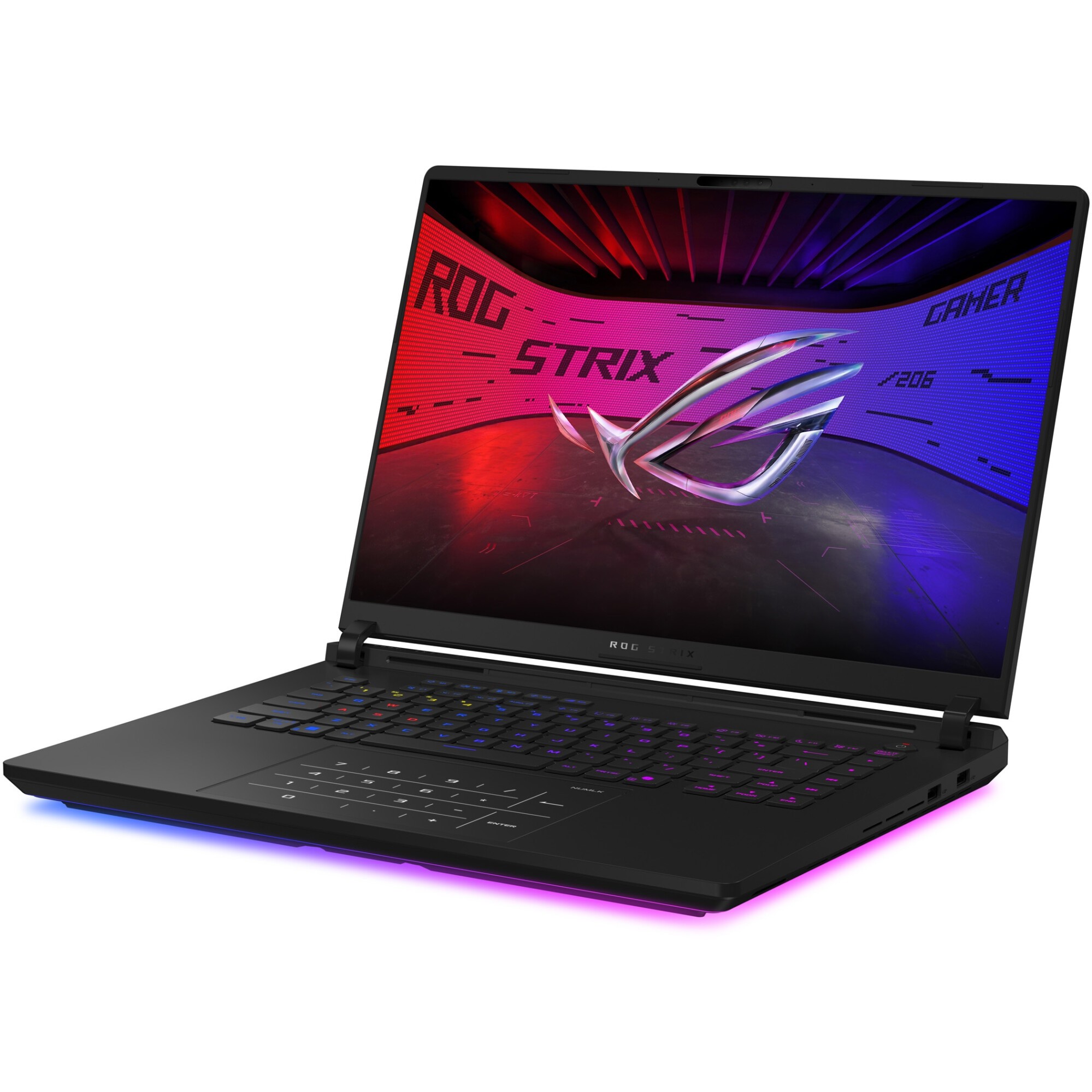 Laptop Gaming ASUS ROG Strix SCAR 16 G635LW cu procesor Intel® Core™ Ultra 9 275HX pana la 5.4GHz, 16", 2.5K WQXGA, Mini LED, 240Hz, G-Sync, 64GB DDR5, 2TB SSD, NVIDIA® GeForce RTX™ 5080 16GB GDDR7, Windows 11 Pro, Off Black