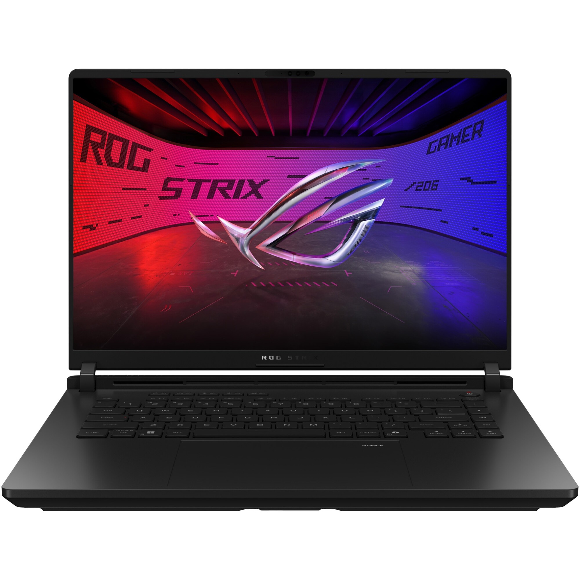 Laptop Gaming ASUS ROG Strix SCAR 16 G635LW cu procesor Intel® Core™ Ultra 9 275HX pana la 5.4GHz, 16", 2.5K WQXGA, Mini LED, 240Hz, G-Sync, 64GB DDR5, 2TB SSD, NVIDIA® GeForce RTX™ 5080 16GB GDDR7, Windows 11 Pro, Off Black