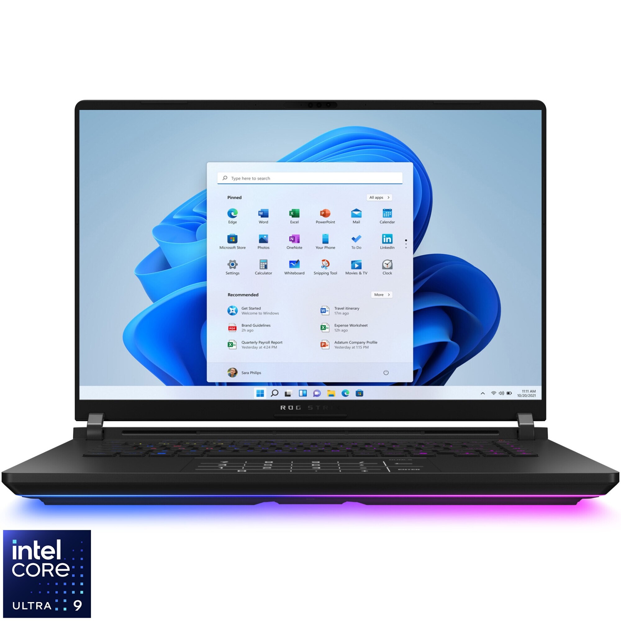 Laptop Gaming ASUS ROG Strix SCAR 16 G635LW cu procesor Intel® Core™ Ultra 9 275HX pana la 5.4GHz, 16", 2.5K WQXGA, Mini LED, 240Hz, G-Sync, 64GB DDR5, 2TB SSD, NVIDIA® GeForce RTX™ 5080 16GB GDDR7, Windows 11 Pro, Off Black