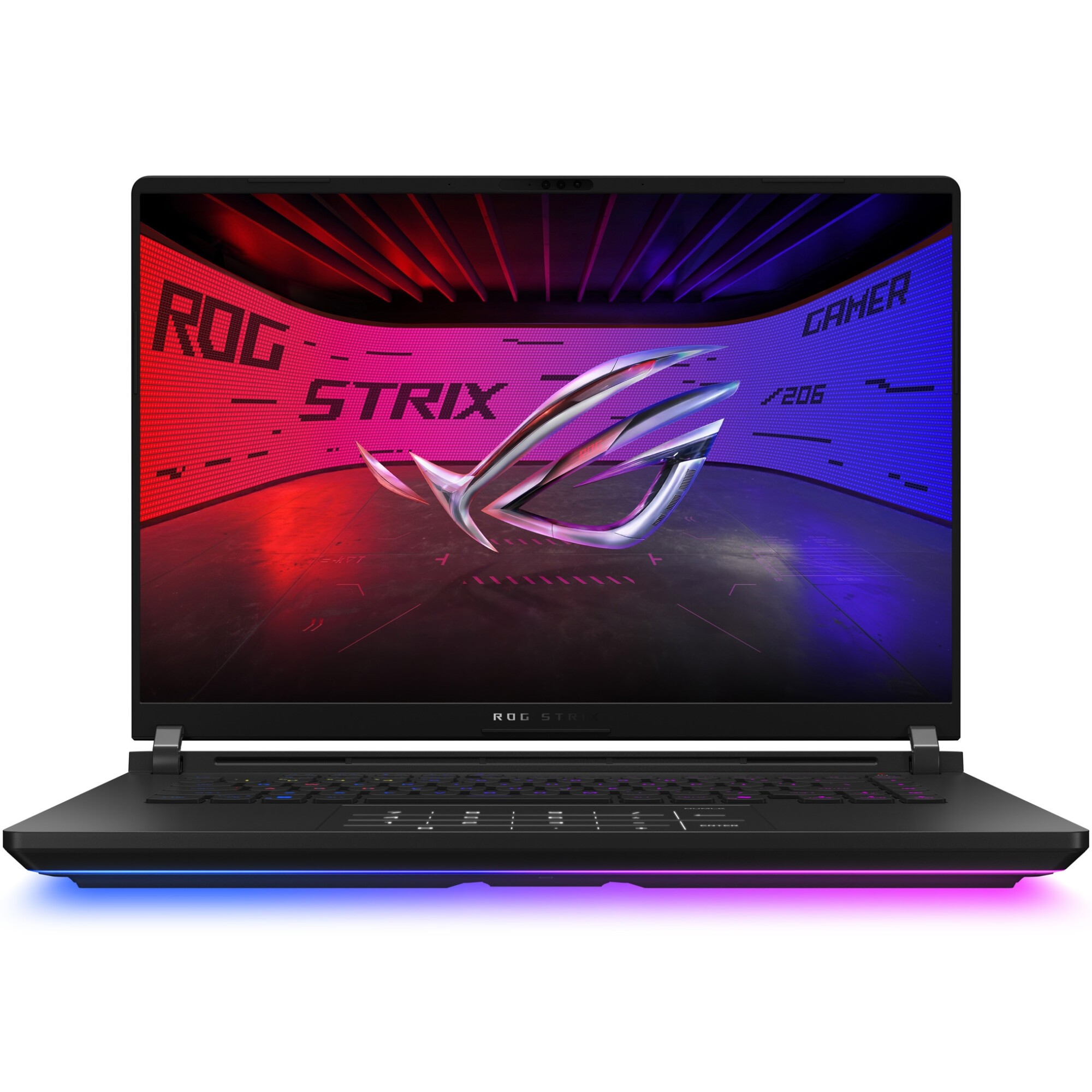 Laptop Gaming ASUS ROG Strix SCAR 16 G635LW cu procesor Intel® Core™ Ultra 9 275HX pana la 5.4GHz, 16", 2.5K WQXGA, Mini LED, 240Hz, G-Sync, 64GB DDR5, 2TB SSD, NVIDIA® GeForce RTX™ 5080 16GB GDDR7, Windows 11 Pro, Off Black