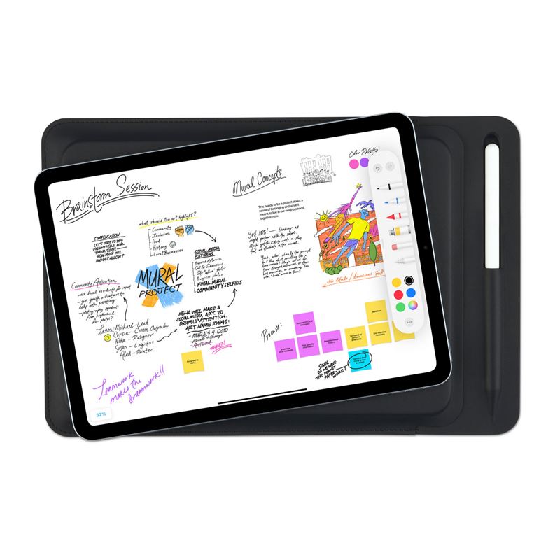 Husa Pipetto Ultra Slim compatibila cu iPad 11 inch, Black