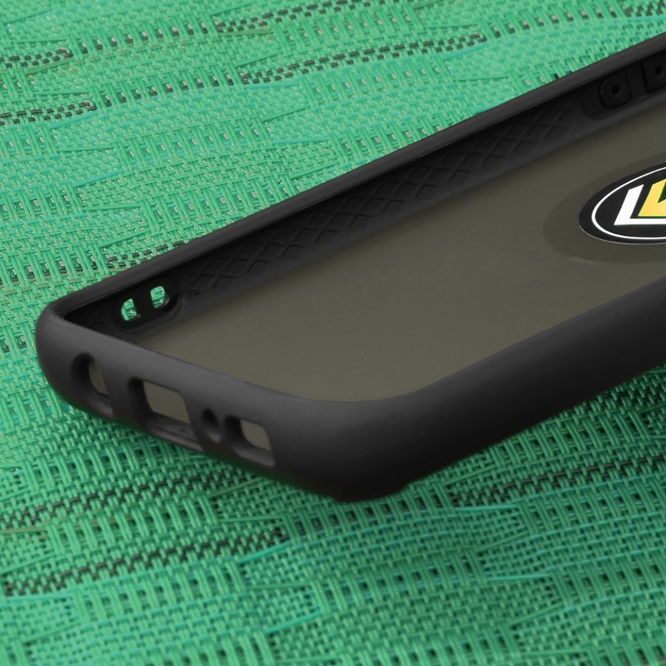 Husa pentru Motorola Moto G31 / Moto G41, SKYDDAR INNOVATION, Glinth cu Inel Rotativ 360° Magnetic, Negru, set cu sticker