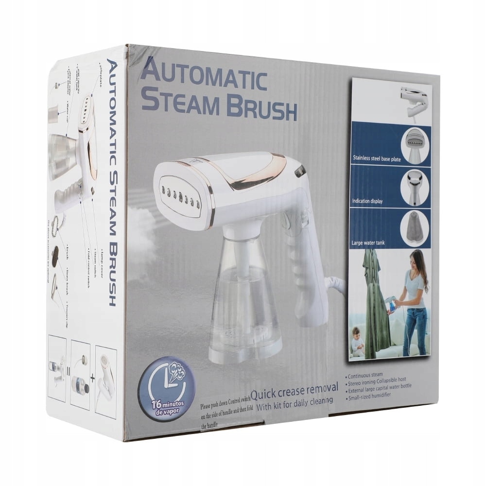 Parownica de imbracaminte 1600W, 3 moduri de abur, portabila, set accesorii