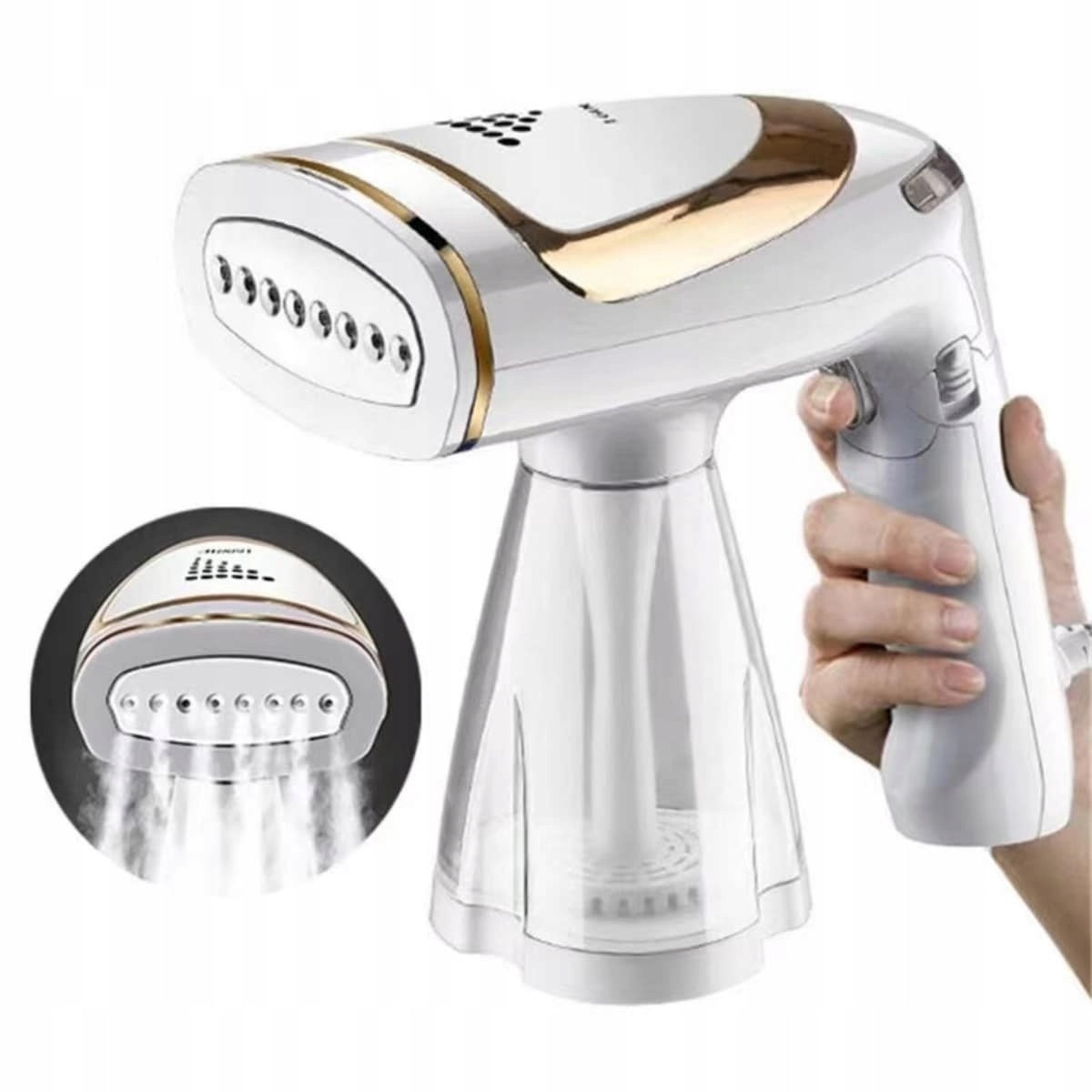Parownica de imbracaminte 1600W, 3 moduri de abur, portabila, set accesorii