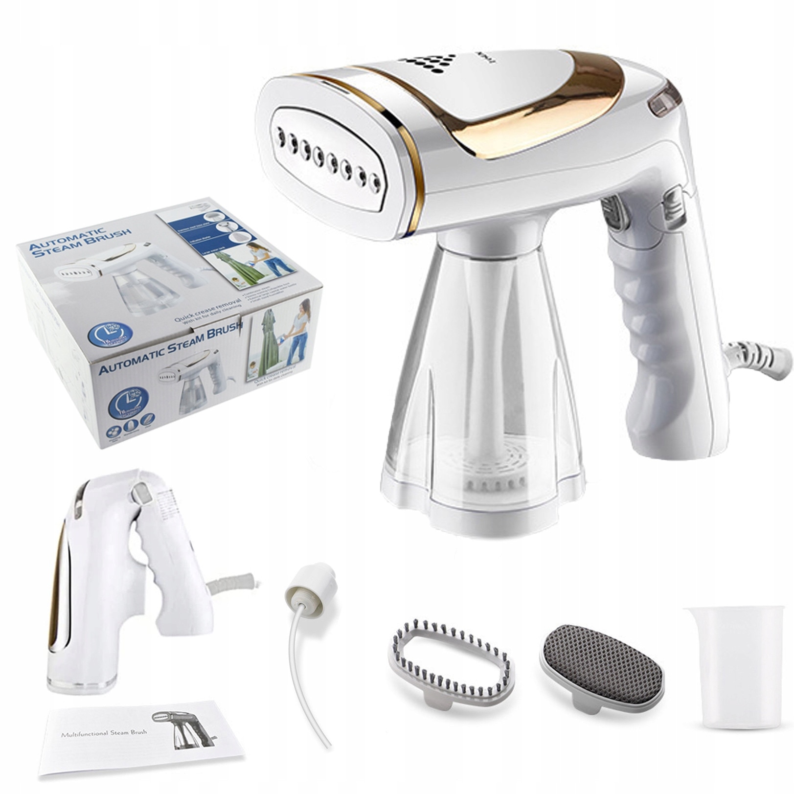 Parownica de imbracaminte 1600W, 3 moduri de abur, portabila, set accesorii