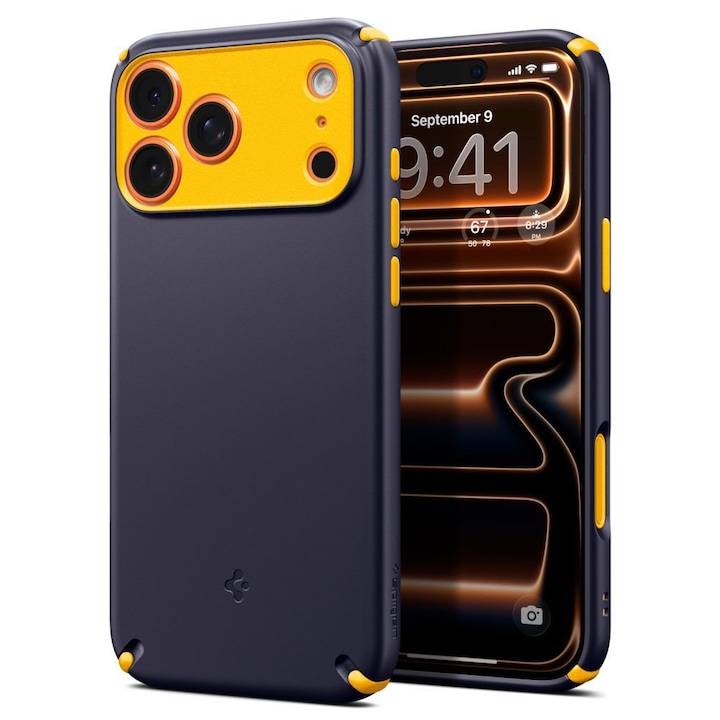 Husa pentru iPhone 17 Pro Max - Spigen Caseology Nano Pop Hybrid MagSafe - Blueberry Navy