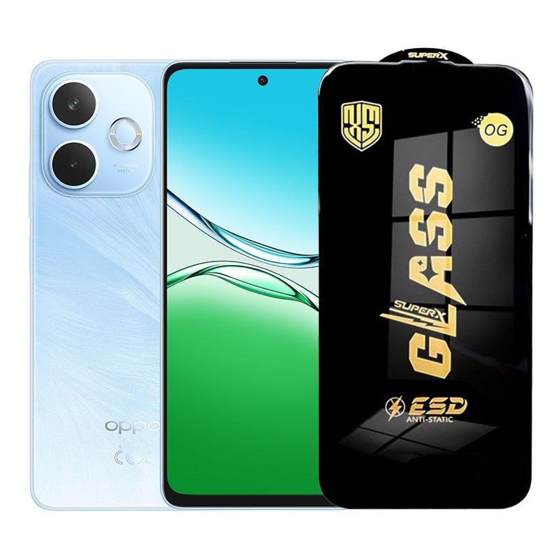 Folie de Protectie pentru Oppo A5 Pro, Flippy, Sticla Securizata ESD, Margini Negre, Rezistenta la Zgirieturi, Antistatica, 0.35 mm, Transparenta