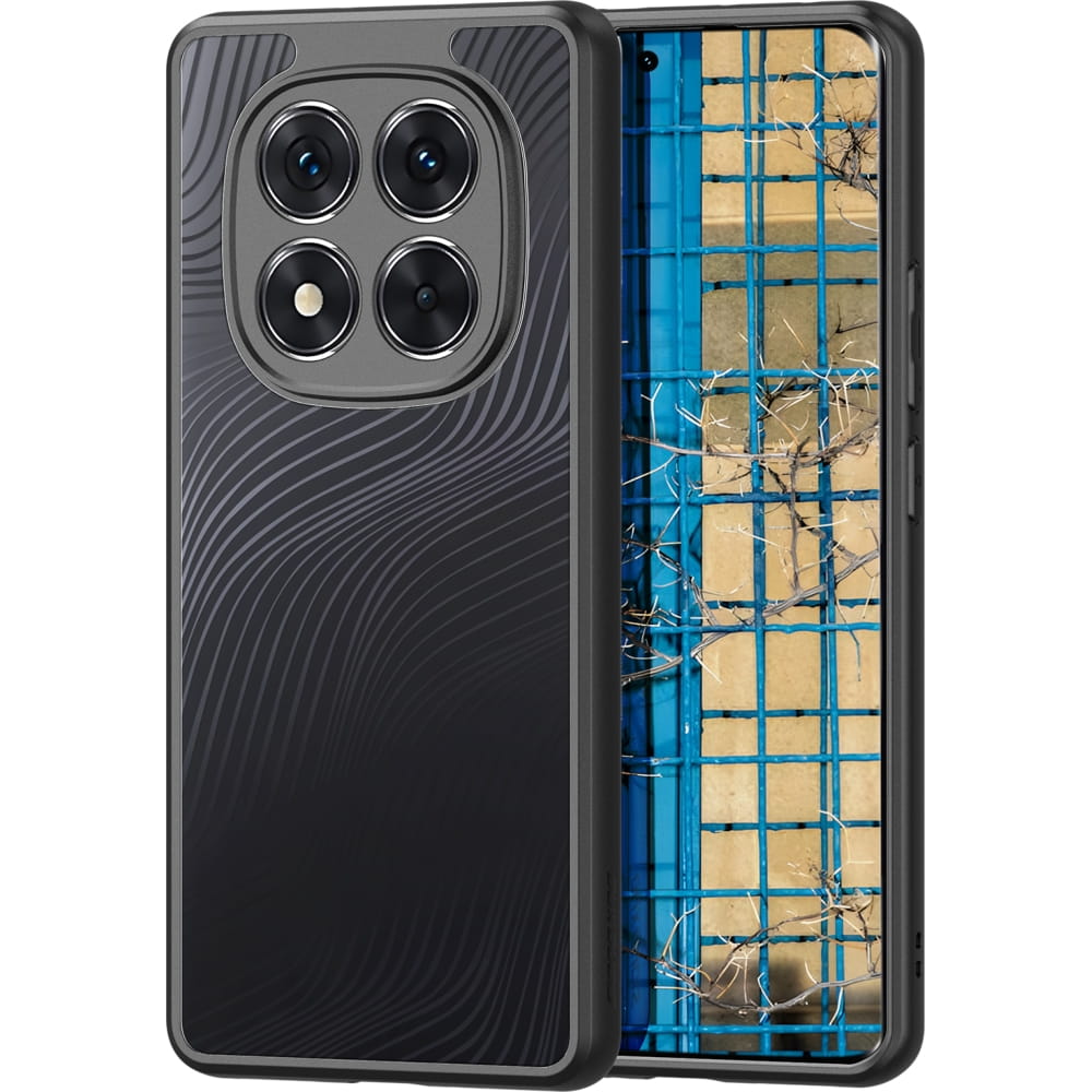 Husa Dux Ducis Aimo pentru Redmi Note 14 Pro 5G, transparente cu negru