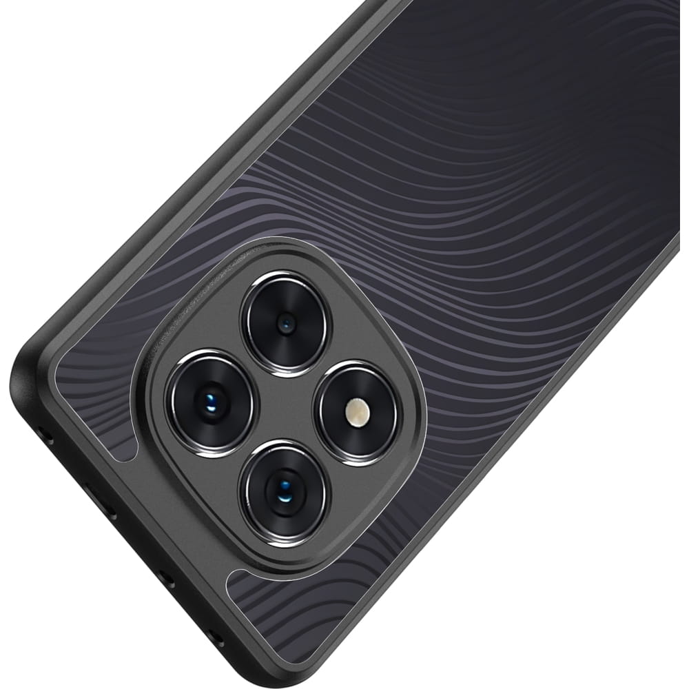Husa Dux Ducis Aimo pentru Redmi Note 14 Pro 5G, transparente cu negru
