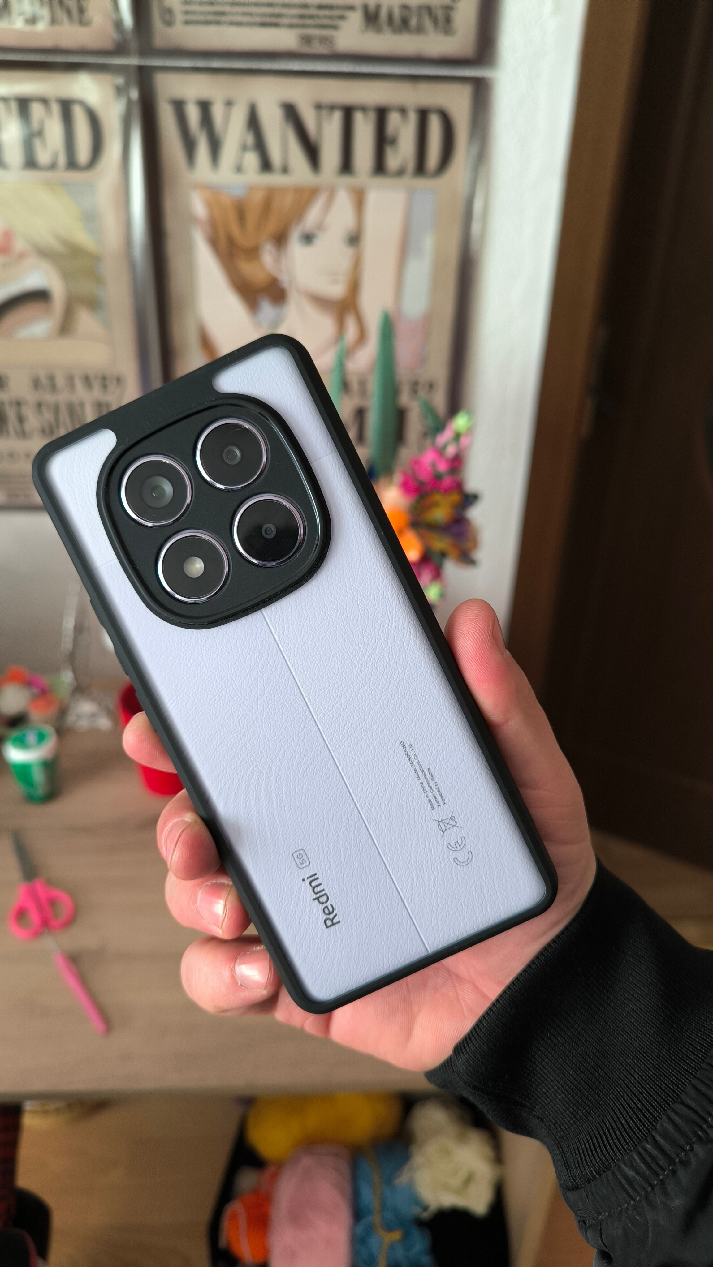Husa Dux Ducis Aimo pentru Redmi Note 14 Pro 5G, transparente cu negru