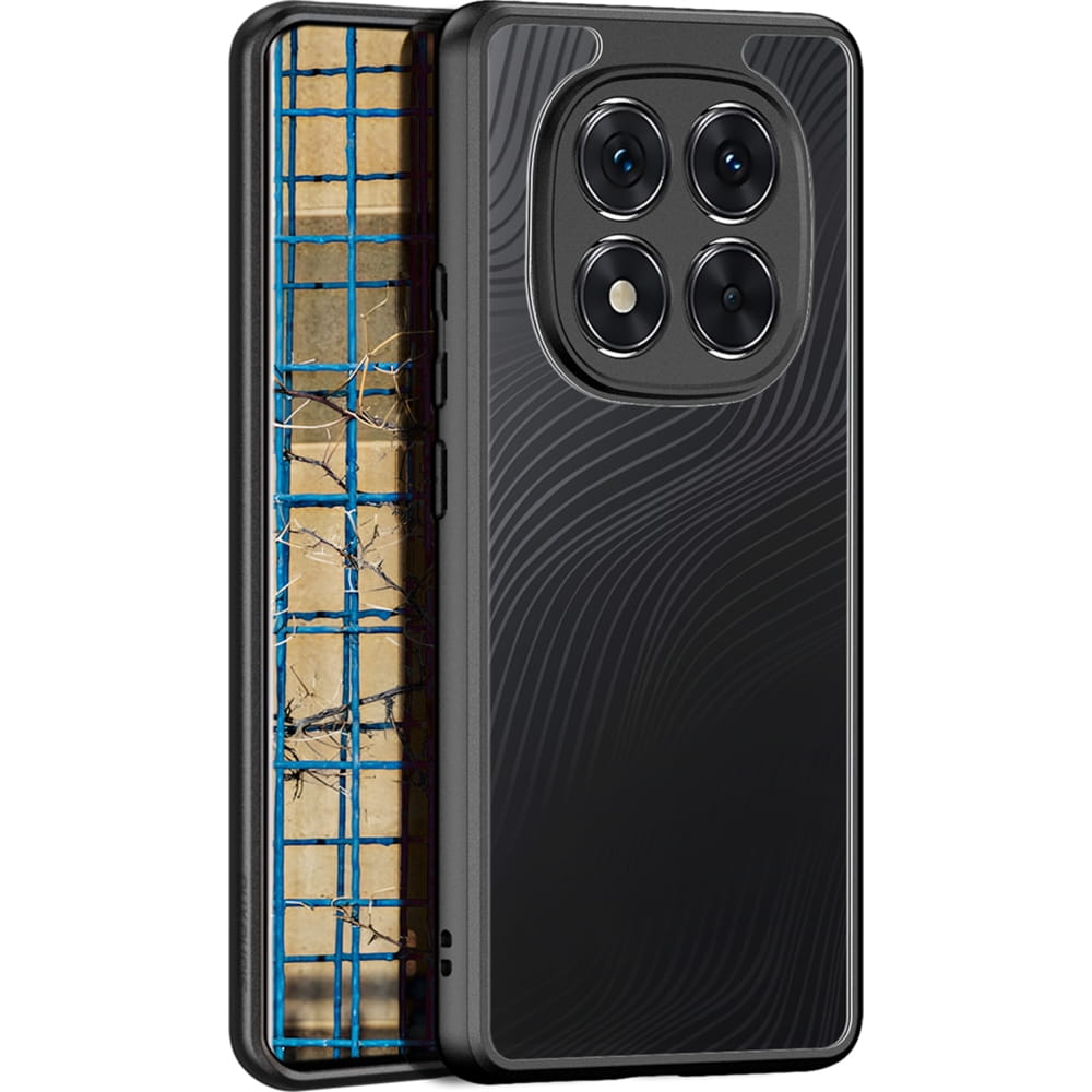 Husa Dux Ducis Aimo pentru Redmi Note 14 Pro 5G, transparente cu negru