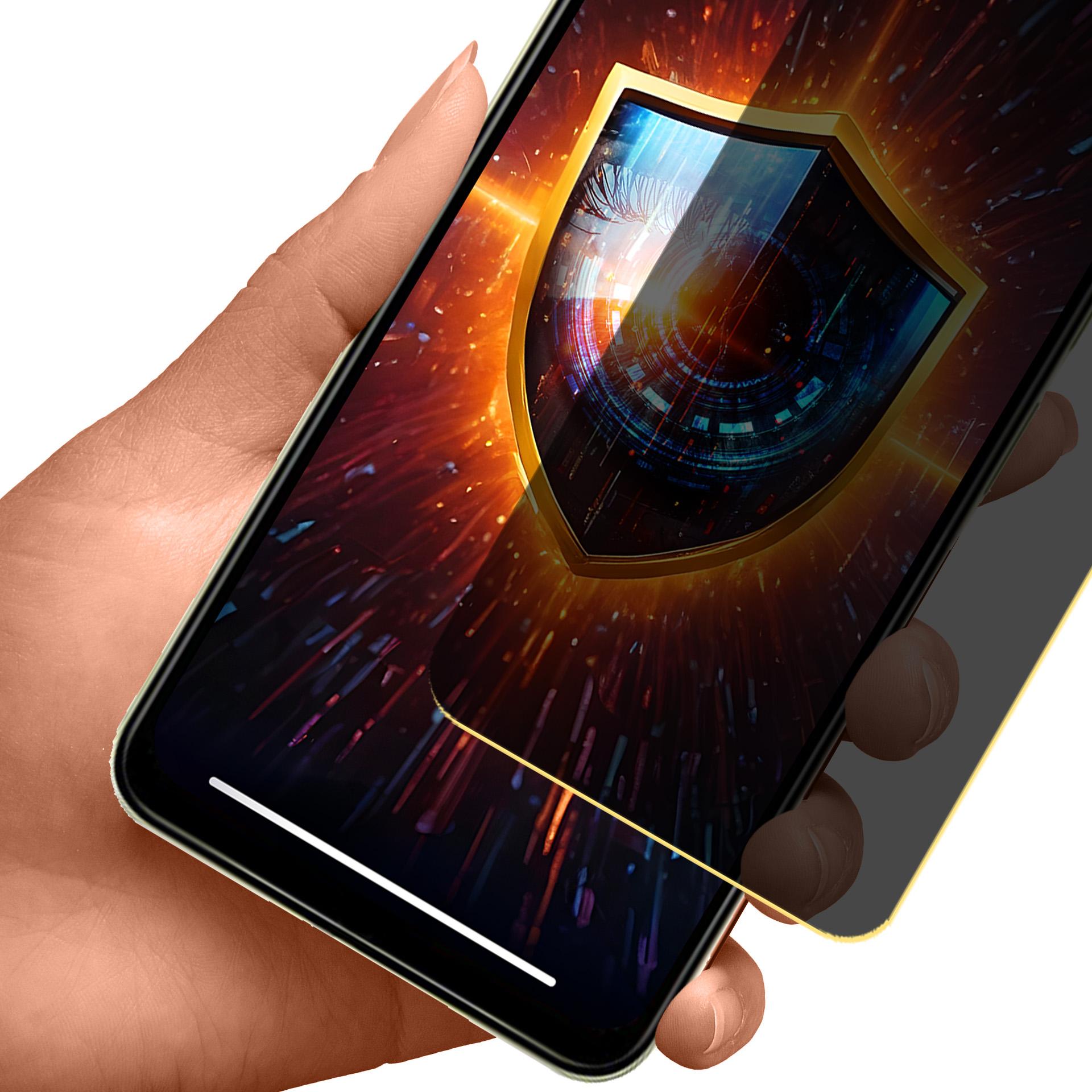 Folie de protectie pentru telefon 3mk Silky Matt Privacy, mata, 250% intarire, pentru ecran, instalare usoara