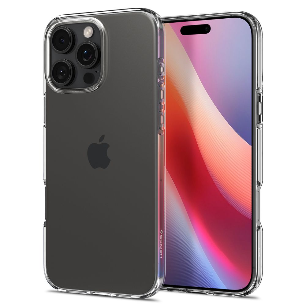 Carcasa Spigen Liquid Crystal compatibila cu iPhone 16 Pro Max Crystal Clear