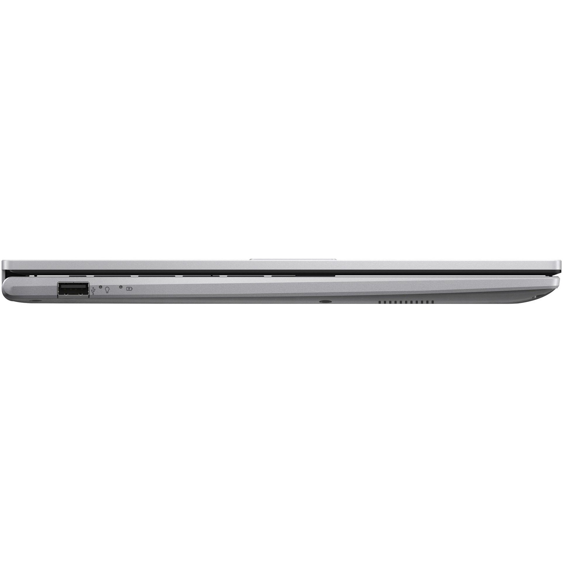 Laptop ASUS Vivobook 15 A1504VA cu procesor Intel® Core™ i3-1315U pana la 4.5GHz, 15.6'', Full HD, IPS, 8GB DDR4 RAM, 512GB SSD, Intel® Graphics, No OS, Cool Silver