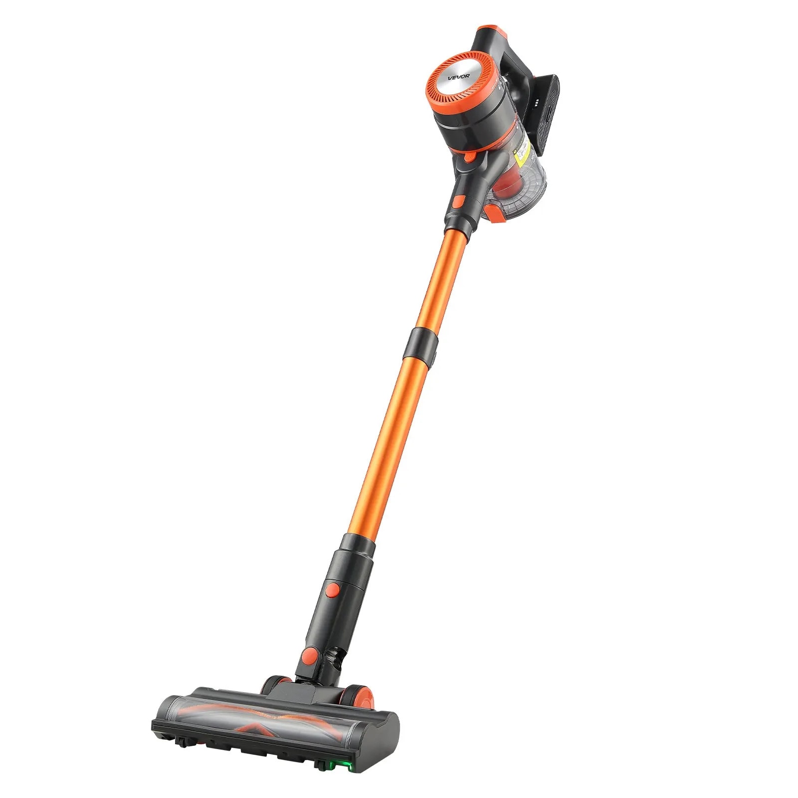 Aspirator vertical VEVOR, aspiratie maxima 40KPA, aspirator reincarcabil anti-incurcare cu ecran LED, aspirator de mana usor cu autonomie de 47 de minute pentru casa, covoare, par de animale, podele dure