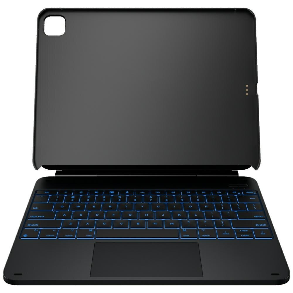 Carcasa cu tastatura Typecase Edge Plus compatibila cu iPad Pro 13 inch 2024 / 2025, Negru