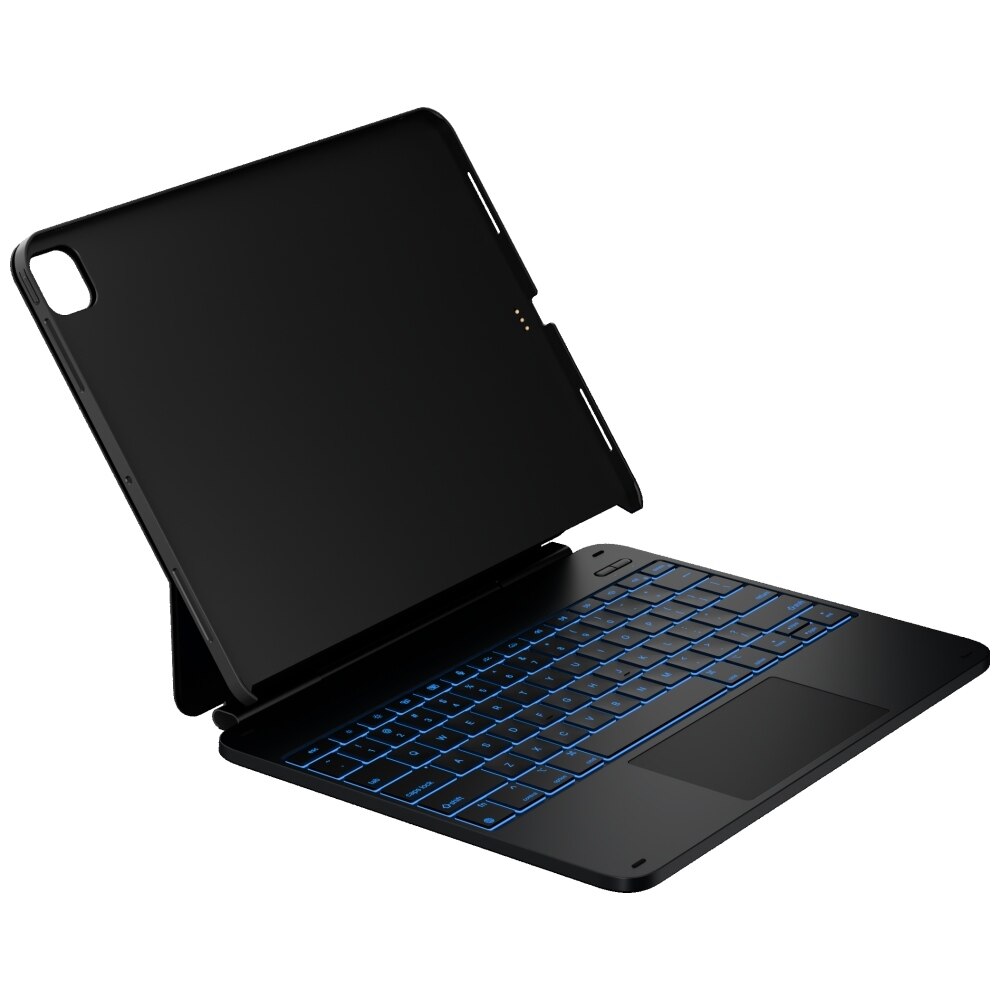 Carcasa cu tastatura Typecase Edge Plus compatibila cu iPad Pro 13 inch 2024 / 2025, Negru